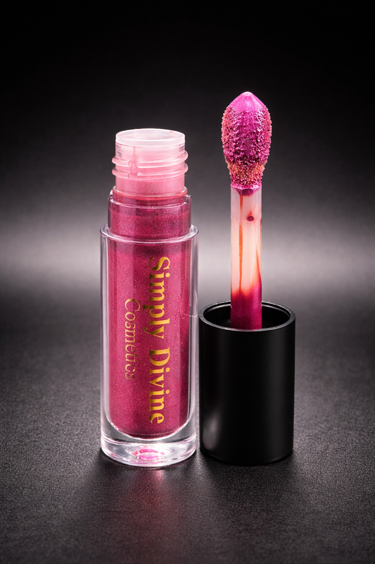 Rachel Violet cruelty-free high-shine lip gloss with nourishing oils – Simply Divine Cosmetics