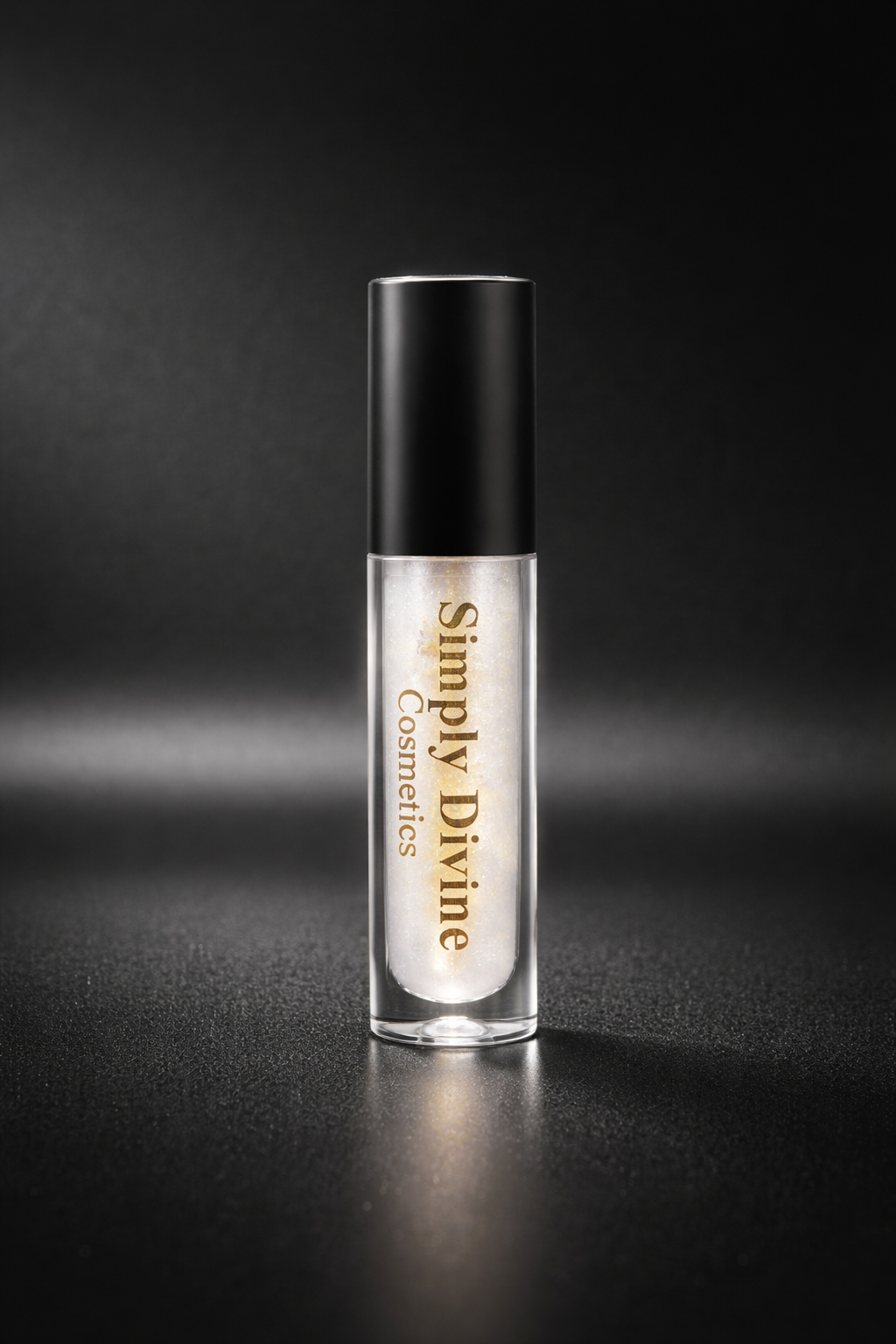 Sarah Blue Sparkle vegan lip gloss infused with anointing oil – Simply Divine Cosmetics Genesis Collection