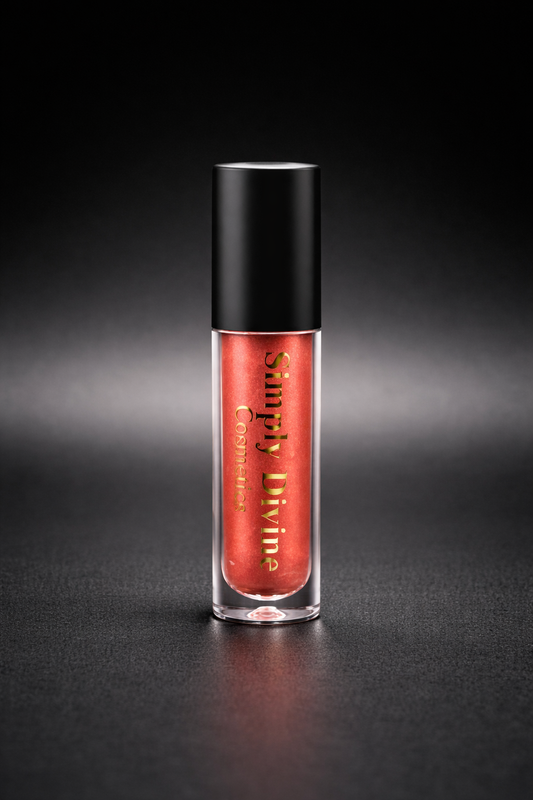 Rebekah Blush vegan lip gloss infused with anointing oil – Simply Divine Cosmetics Genesis Collection